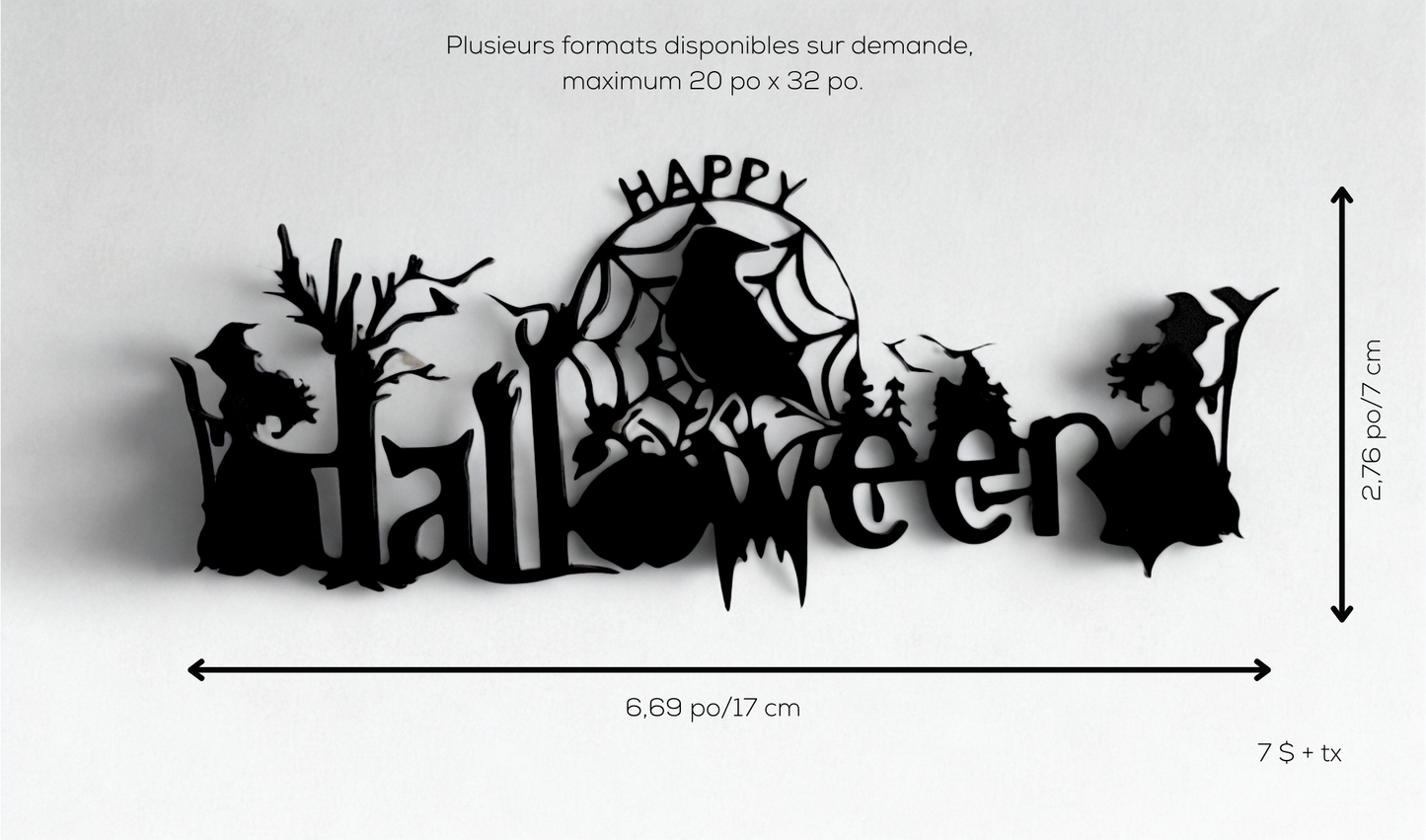 Décorations d'Halloween en acrylique (Plexiglass)