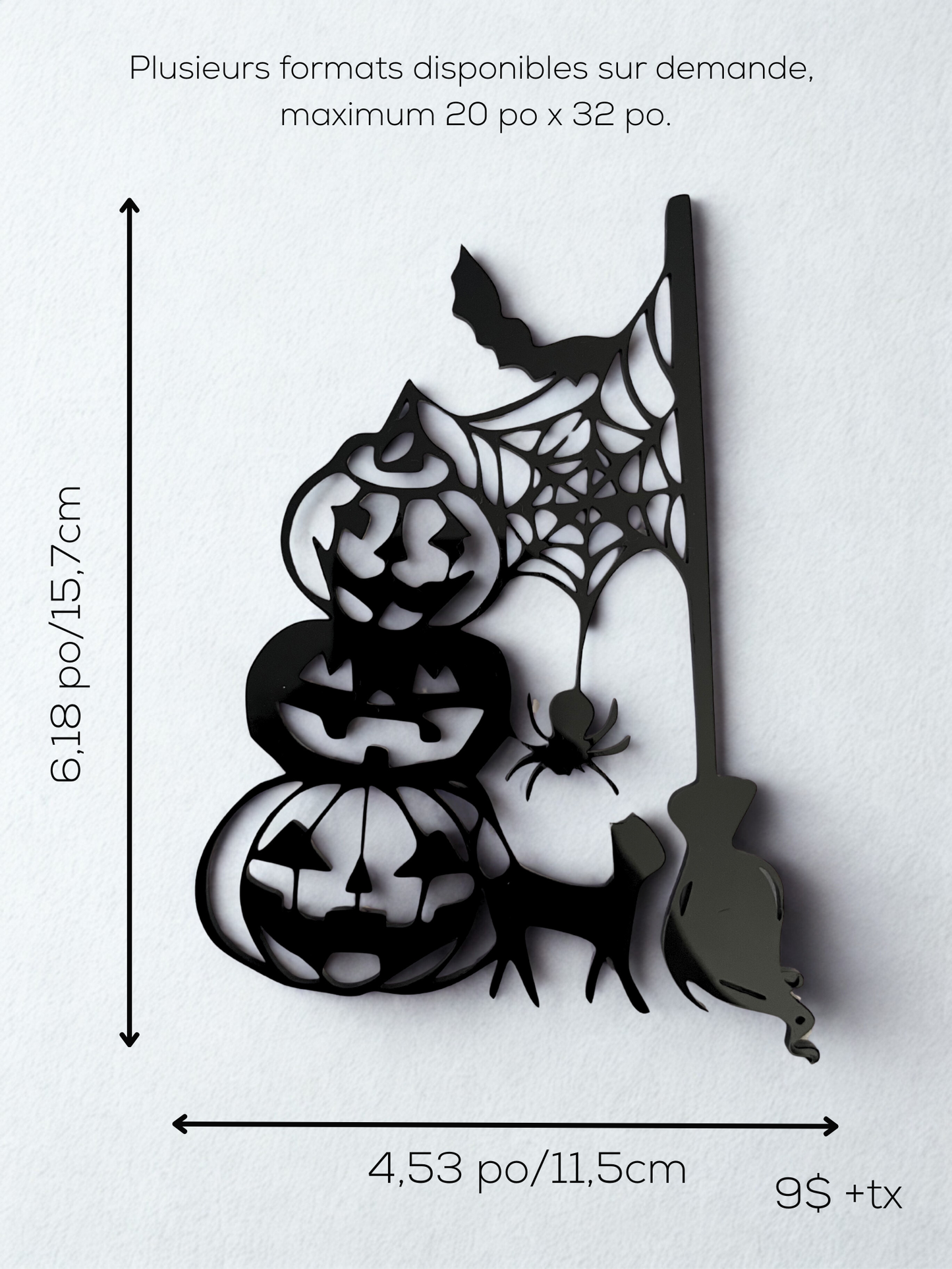 Décorations d'Halloween en acrylique (Plexiglass)