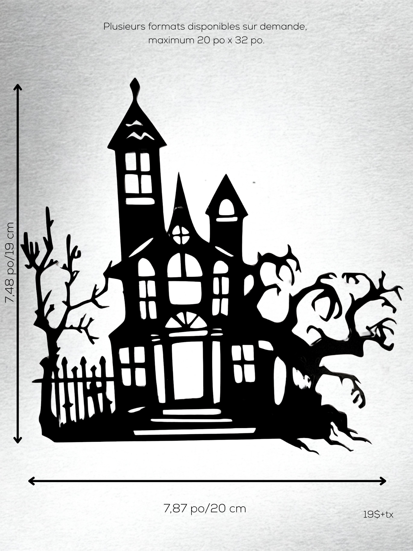 Décorations d'Halloween en acrylique (Plexiglass)