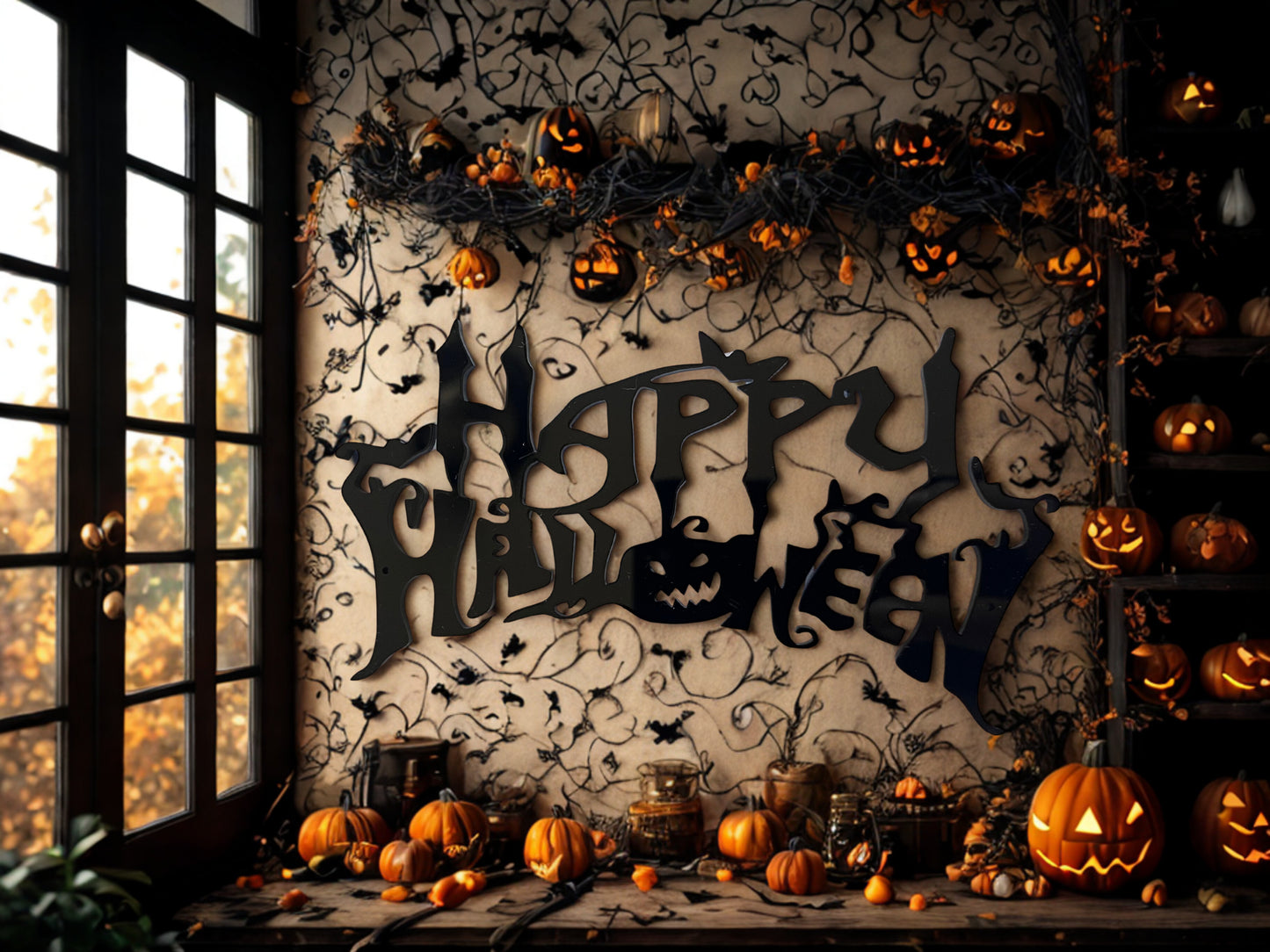 Décorations d'Halloween en acrylique (Plexiglass)