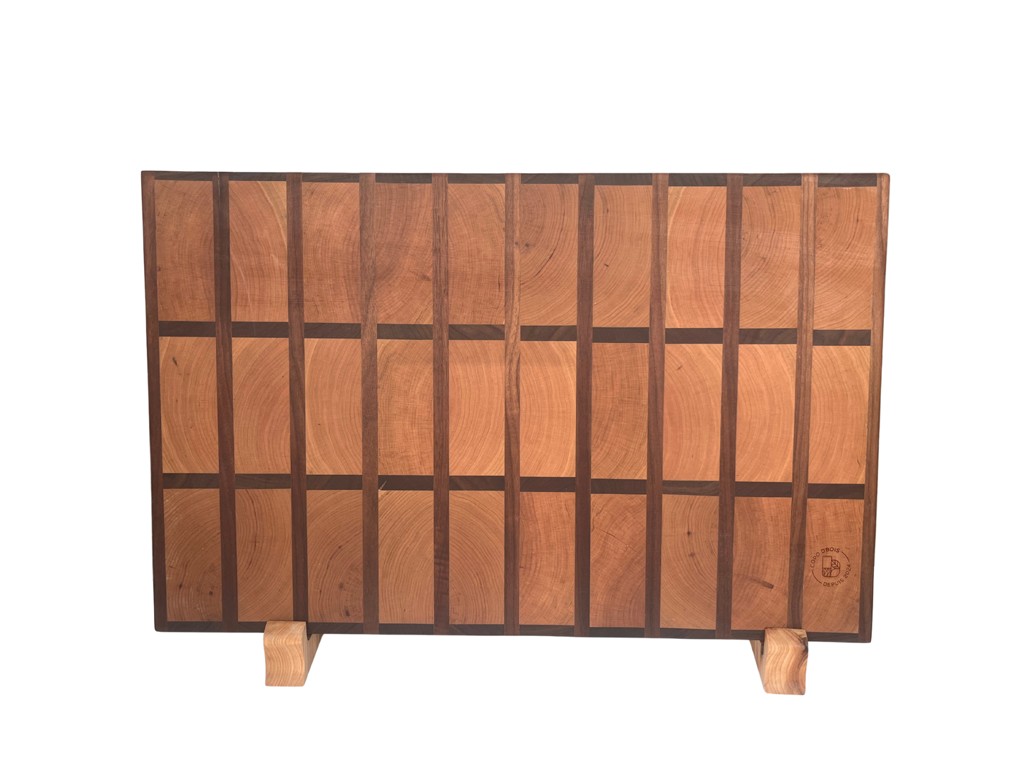 La Quadrillé - Bloc de boucher en bout de bois 23"x15"2"