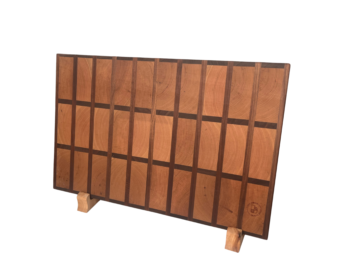 La Quadrillé - Bloc de boucher en bout de bois 23"x15"2"