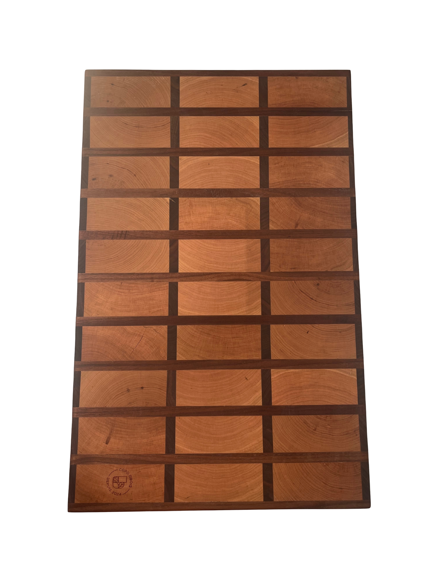 La Quadrillé - Bloc de boucher en bout de bois 23"x15"2"