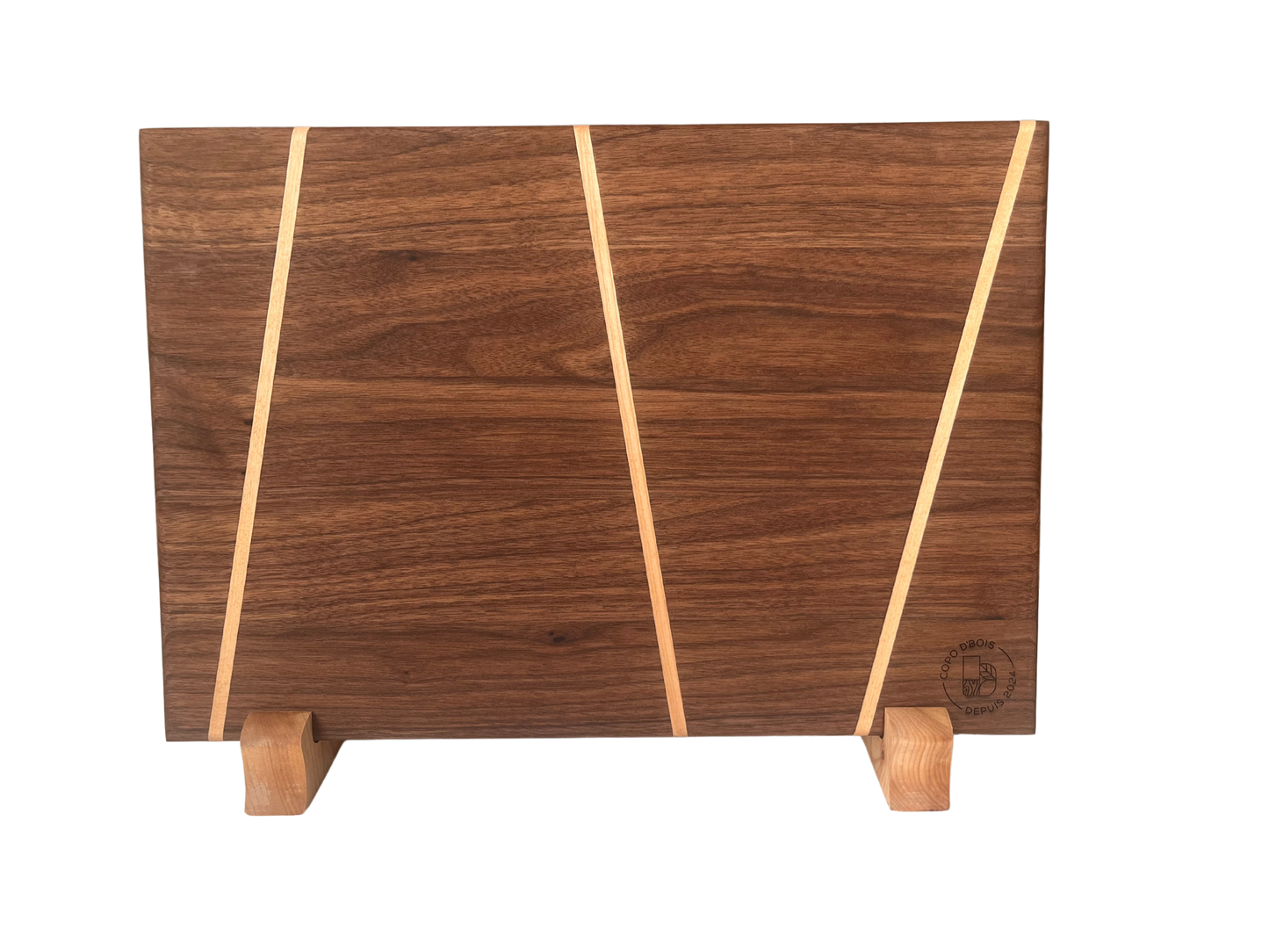 La Zig-Zag noire - Grande planche de présentation 18"x12,5"x1"