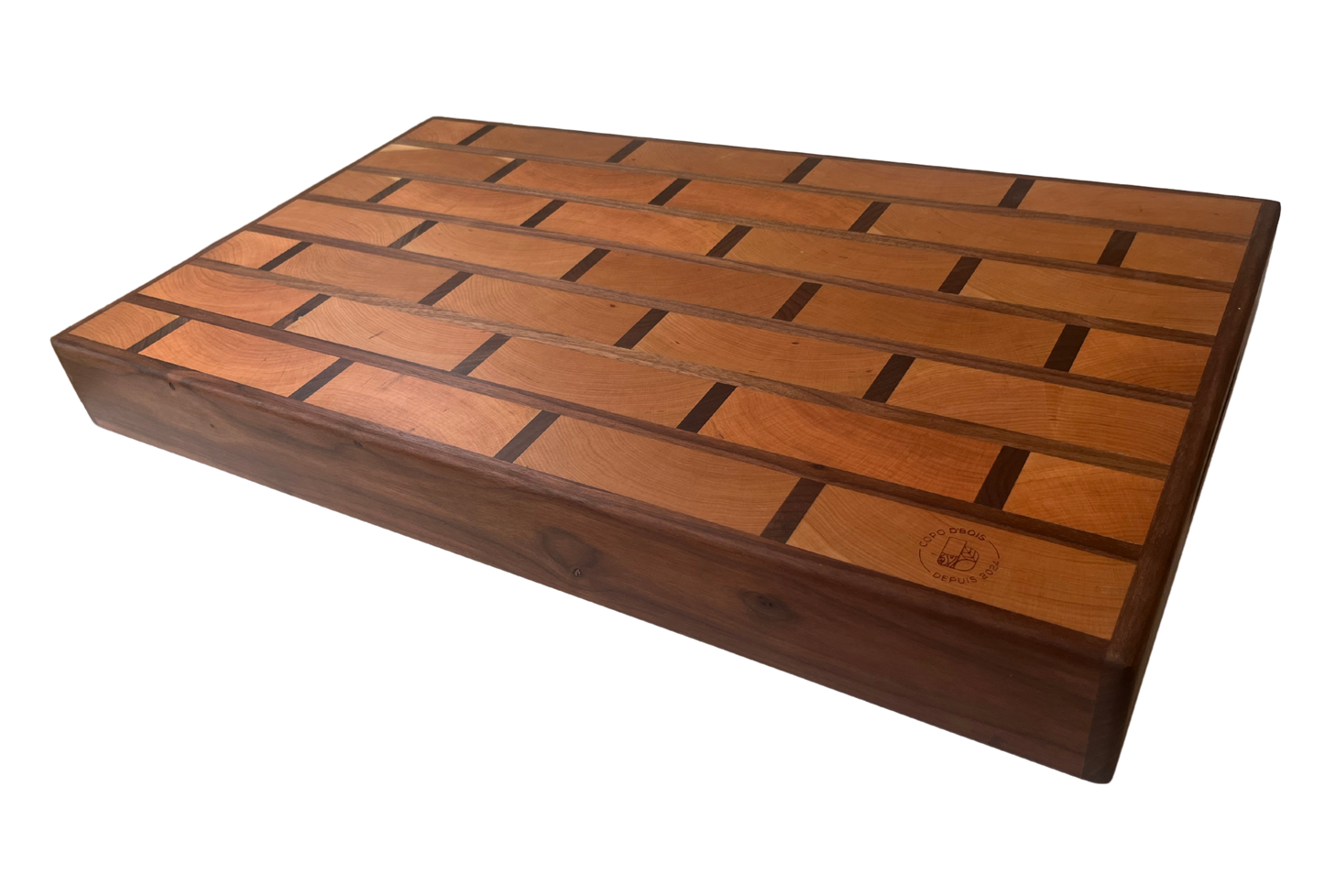 La Brique - Bloc de boucher en bout de bois 25"x15"2 3/4"