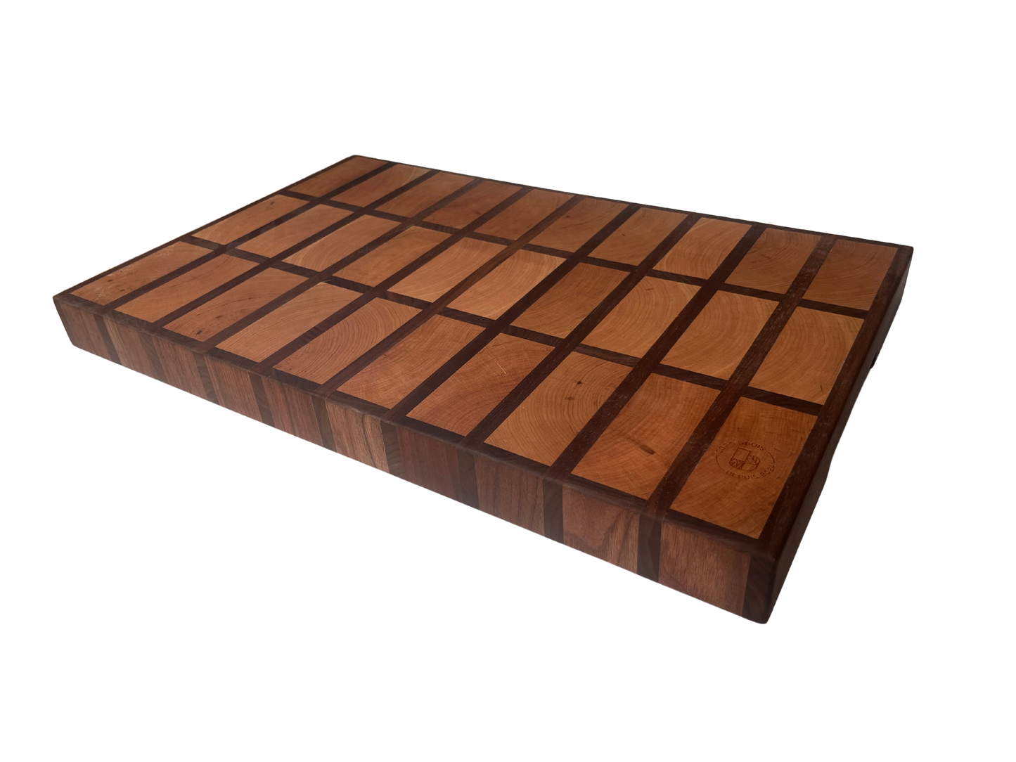 La Quadrillé - Bloc de boucher en bout de bois 23"x15"2"