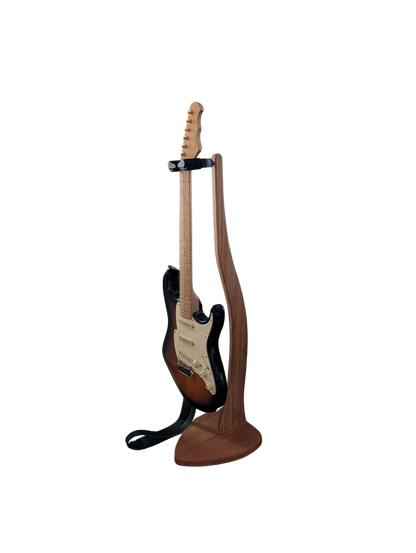 Élégant et sécuritaire : Le Support à Guitare Haut de Gamme en Bois Massif