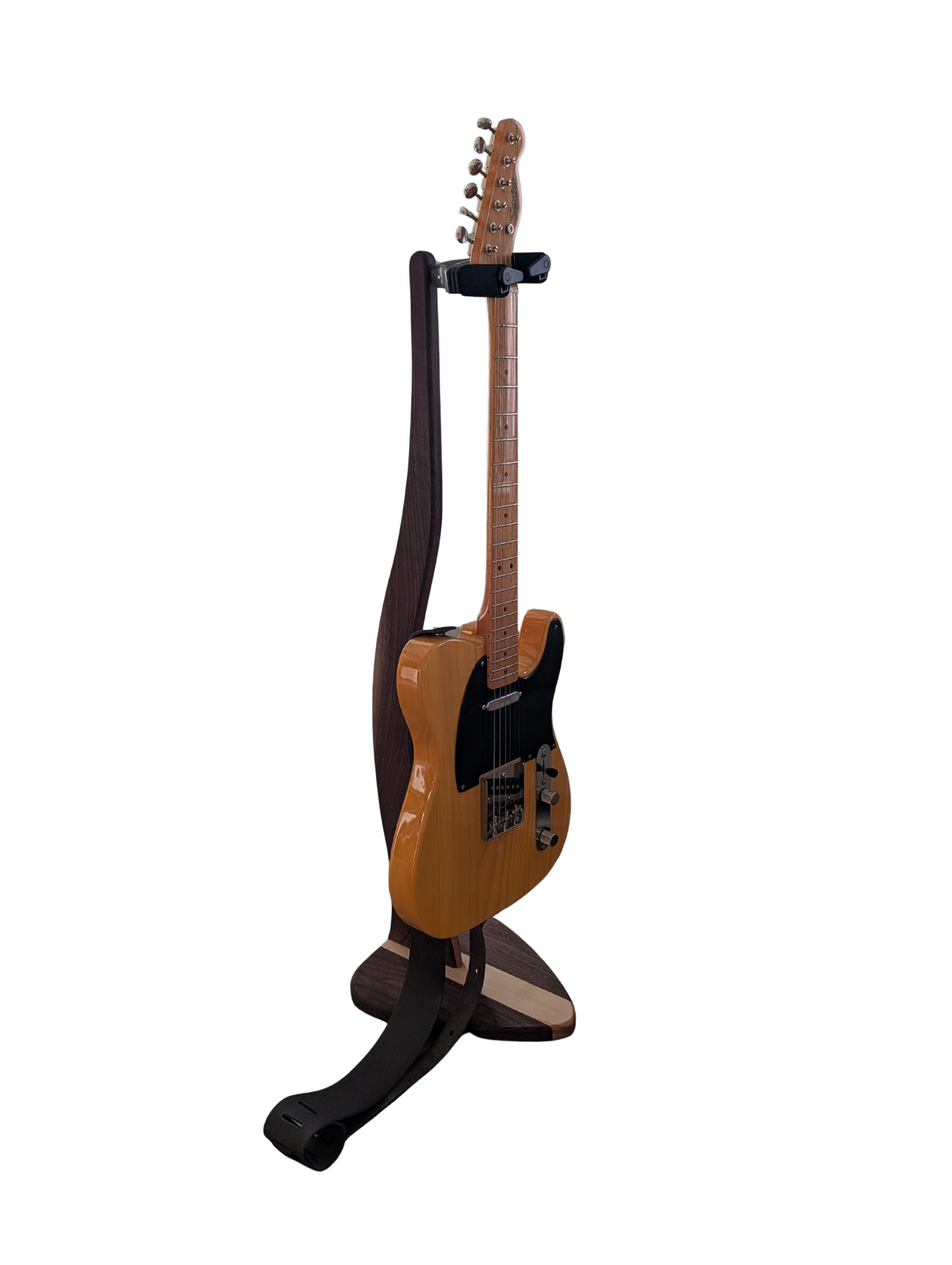 Élégant et sécuritaire : Le Support à Guitare Haut de Gamme en Bois Massif