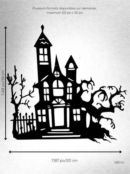 Décorations d'Halloween en acrylique (Plexiglass)